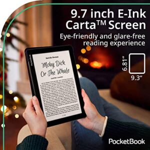 PocketBook InkPad Lite | E-Book Reader with Large E-Ink Screen 9.7ʺ | Glare-Free & Eye-Friendly E-Reader | Wi-Fi | Adjustable SMARTlight | Micro-SD Slot | E-Readers for Kids, Adults & Seniors