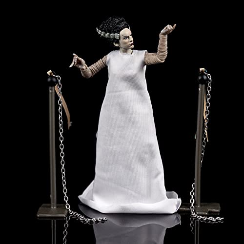 Jada Toys Universal Monsters 6" Bride of Frankenstein Action Figure, Toys for Kids and Adults, Black