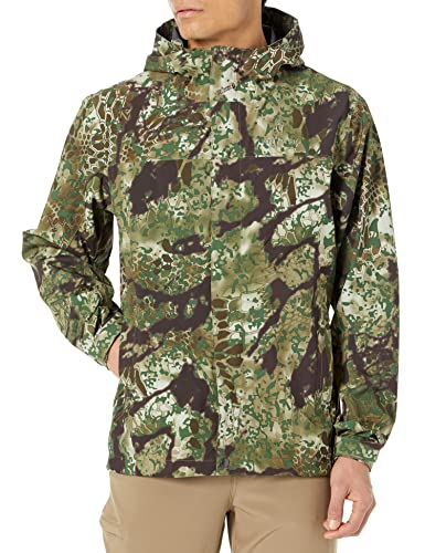 Kryptek Men's Standard Jupiter Waterproof, Breathable, Packable Camo Hunting Jacket, Transitional, X-Large