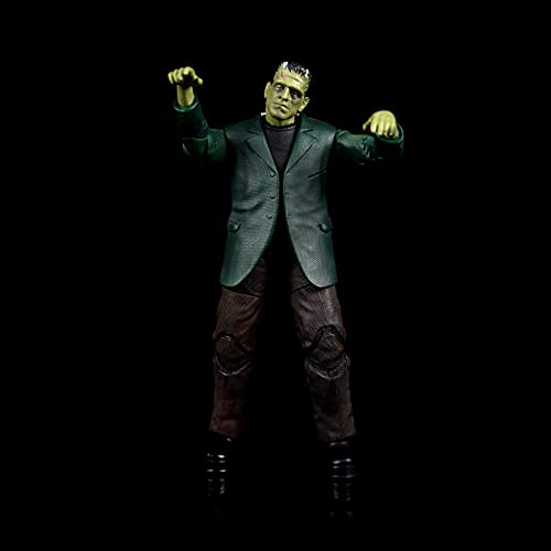 Jada Toys Universal Monsters 6" Frankenstein Action Figure, Toys for Kids and Adults, 31958, Black