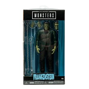 Jada Toys Universal Monsters 6" Frankenstein Action Figure, Toys for Kids and Adults, 31958, Black