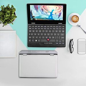 ZWYING 【Win 11/MS 2019office】 All Metal 7.0 inch Touch Screen Ultra-Light Mini Laptop High-Speed CPU J4105 12G RAM/256GB SSD High-Performance Notebook Computer (256GB SSD)