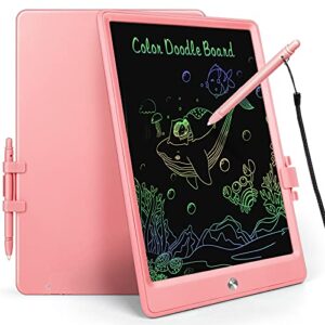 lcd writing tablet for kids, toys for girls boys doodle board 10.5 inch drawing pad, rewritable cute children's drawing board, suitable for 3, 4, 5 and 6 years old boys girls learning gifts