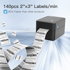 iDPRT Label Maker, Thermal Barcode Printer with No Bound Consumables, Bluetooth & USB Connection, 140pcs/min Speed, Customizable App, Supports Various Sized Labels, Label Printer for Small Business