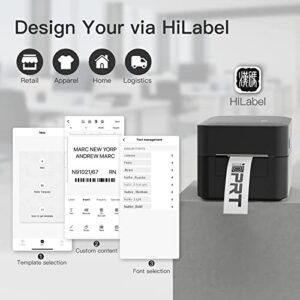 iDPRT Label Maker, Thermal Barcode Printer with No Bound Consumables, Bluetooth & USB Connection, 140pcs/min Speed, Customizable App, Supports Various Sized Labels, Label Printer for Small Business