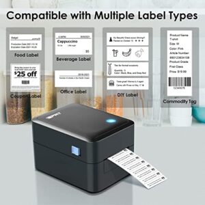 iDPRT Label Maker, Thermal Barcode Printer with No Bound Consumables, Bluetooth & USB Connection, 140pcs/min Speed, Customizable App, Supports Various Sized Labels, Label Printer for Small Business