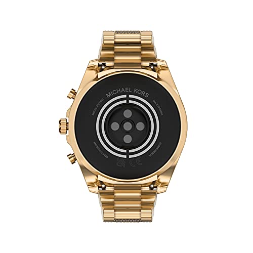 Michael Kors Men's or Women's Gen 6 44mm Touchscreen Smart Watch with Alexa Built-In, Fitness Tracker, Sleep Tracker, GPS, Music Control, Smartphone Notifications (Model: MKT5136V)