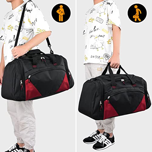 Mens Gym Bag, 55L Large Sports Duffle Bags, Workout Bags Lightweight