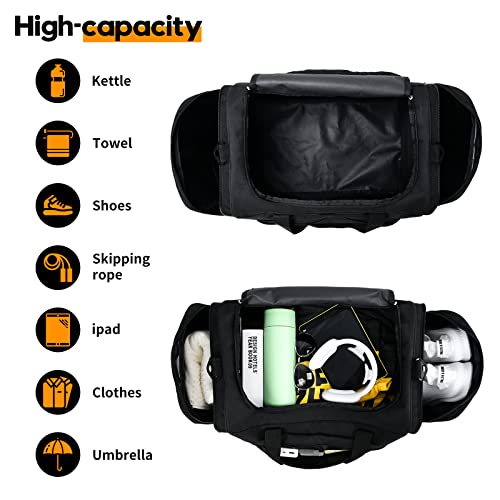 Mens Gym Bag, 55L Large Sports Duffle Bags, Workout Bags Lightweight