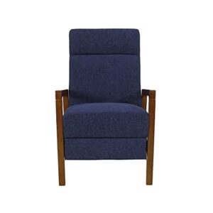 christopher knight home neihart recliner, navy blue + brown