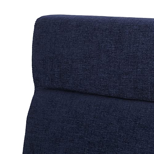 Christopher Knight Home Neihart Recliner, Navy Blue + Brown