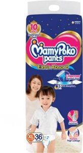 mamypoko pants extra absorbers - xl (104 pieces)