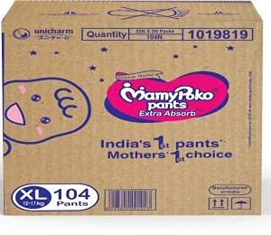 MamyPoko Pants Extra Absorbers - XL (104 Pieces)