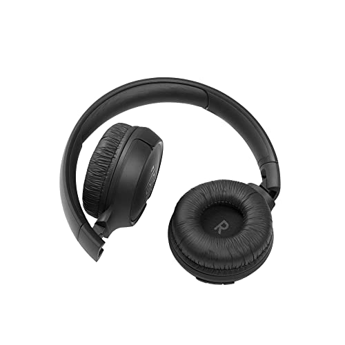 JBL Tune 510BT: Wireless On-Ear Headphones with Purebass Sound - Black (Renewed)