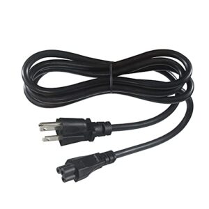 US Standard Laptop Power Cord - 6FT / 1.8m 18AWG NEMA 5-15P to Iec 60320 C5 Universal 3 Prong AC Power Cable Replacement Desktop Charger 3 Pin 10A 125V Wire for Notebook Computer Adapter TV Printer