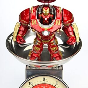 Jada Toys Marvel 6" Hulkbuster & 2" Iron Man Die-Cast Collectible Toy Figure, Red,33431