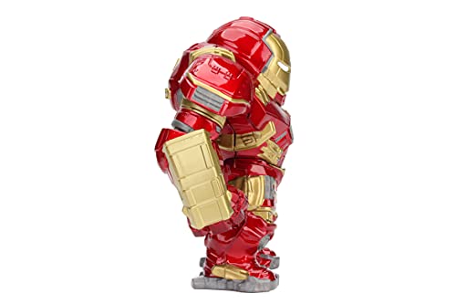 Jada Toys Marvel 6" Hulkbuster & 2" Iron Man Die-Cast Collectible Toy Figure, Red,33431