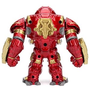 Jada Toys Marvel 6" Hulkbuster & 2" Iron Man Die-Cast Collectible Toy Figure, Red,33431