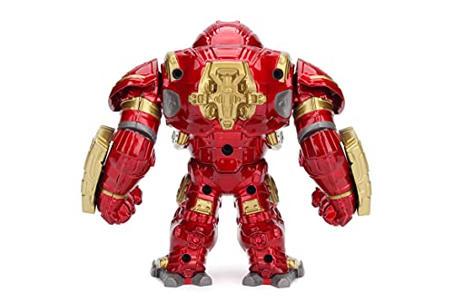 Jada Toys Marvel 6" Hulkbuster & 2" Iron Man Die-Cast Collectible Toy Figure, Red,33431