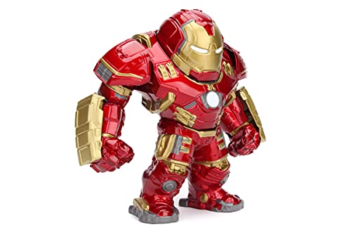 Jada Toys Marvel 6" Hulkbuster & 2" Iron Man Die-Cast Collectible Toy Figure, Red,33431