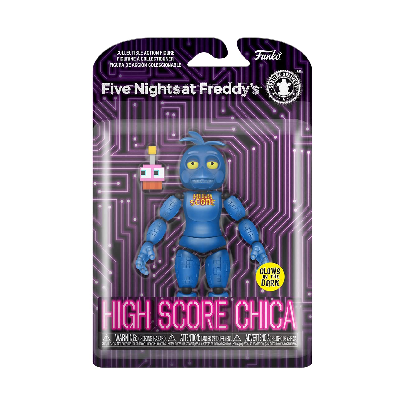 Funko Pop! Action Figure: Five Nights at Freddy's - High Score Chica (Glow in The Dark)