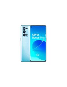 oppo reno6 pro 5g dual-sim 256gb rom + 12gb ram (gsm only | no cdma) factory unlocked android smartphone (blue) - international version