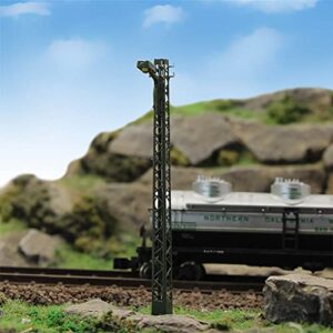 LQS60 3pcs Model Railway Lights Lattice Mast lamp Track Light N Scale 1:160 Layout (N Scale)