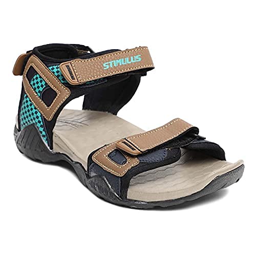 Paragon Stimulus Men/Women's Adjustable Strap with Arch Support Sandals (Beige, numeric_8)