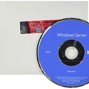 Microsoft Windows Server 2022 Standard 64-Bit License - 16 Core - OEM - DVD