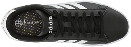 adidas Men's Grand Court 2.0 Tennis Shoe, Core Black/FTWR White/Core Black, 11