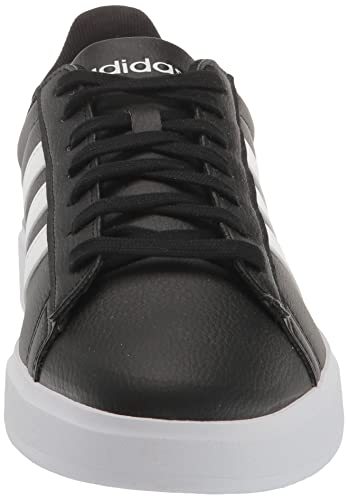 adidas Men's Grand Court 2.0 Tennis Shoe, Core Black/FTWR White/Core Black, 11