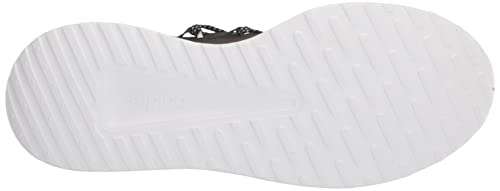 adidas Men's Lite Racer Adapt 5.0 Running Shoe, White/Black/White, 9.5