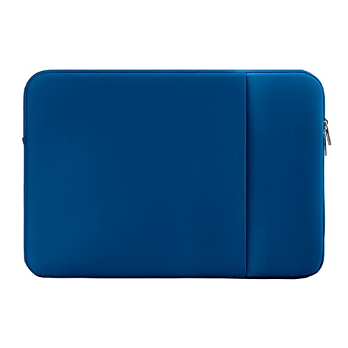 MicaYoung 11-11.6 Inch Laptop Sleeve Shockproof Case Padded Computer Protective Cover with Pocket Compatible with 11.6" MacBook Acer ASUS HP Stream Dell Samsung Chromebook Notebook, Navy Blue