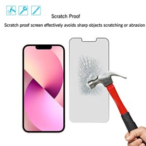 Ailun 2Pack Privacy Screen Protector for iPhone 13 Mini [5.4 inch] + 2 Pack Camera Lens Protector, Anti Spy Private Tempered Glass Film,[9H Hardness] - HD [Black]