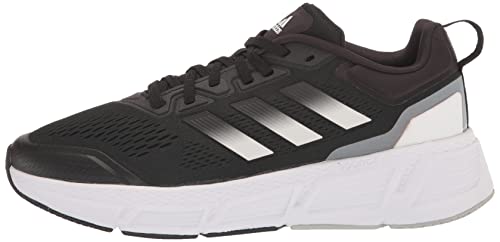 adidas Men's Questar Running Shoe, Black/White/Grey, 12