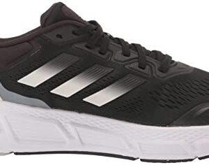 adidas Men's Questar Running Shoe, Black/White/Grey, 12