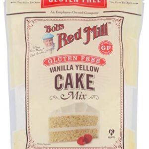 Bob's Red Mill Vanilla Yellow Cake Mix, Gluten Free, 19 Ounce (Pack Of 4)