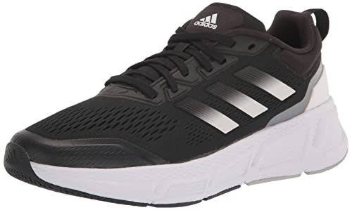 adidas Men's Questar Running Shoe, Black/White/Grey, 11