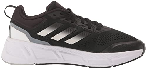 adidas Men's Questar Running Shoe, Black/White/Grey, 11