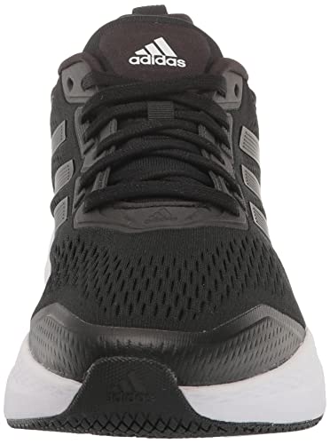 adidas Men's Questar Running Shoe, Black/White/Grey, 11