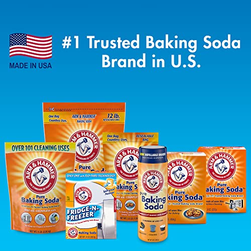 Arm & Hammer Baking Soda Shaker, 12 Oz, Pack of 6