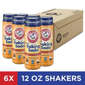 Arm & Hammer Baking Soda Shaker, 12 Oz, Pack of 6