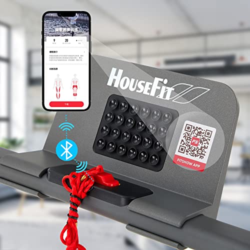 HouseFit Under Desk Treadmill with Bluetooth APP for Walking and Running Mode 2 in 1 Small Treadmill for Apartment with iPad and Phone Support LCD Display