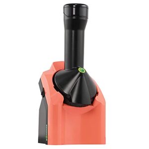 Yonanas 902CR Classic Vegan, Dairy-Free Frozen Fruit Soft Serve Maker, Includes 36 Recipes, 200-Watts, Coral