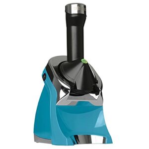 Yonanas 988TL Deluxe Vegan, Dairy-Free Frozen Fruit Soft Serve Maker, Includes 75 Recipes, 200 W, Teal