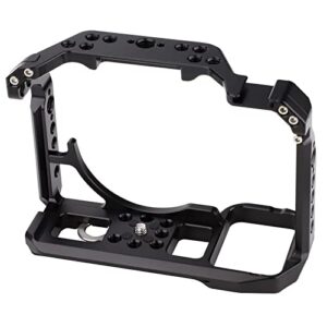 camera full cage for sony alpha 7s iii / a7siii/a7s3/a7s3 built-in nato rail with cold shoe