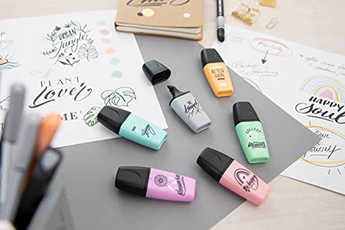 STABILO Highlighter BOSS MINI Pastellove - 6pcs - Assorted Colors