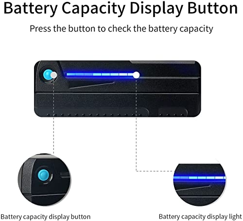 ANDYCINE Mini V-Mount Battery V-Lock 95Wh 10A Draw Batteries with Dual D-Tap & USB-A Output to Power Camcorder Camera,Compatible with BMPCC 4K,6K, Led Studio Lights(Battery Charger NOT Includ)