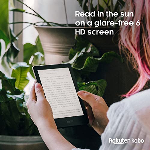 Kobo Clara HD & Black SleepCover Bundle | eReader | 6" Glare Free Touchscreen | Adjustable Brightness & Colour Temperature | WiFi | 8GB of Storage | Carta E Ink Technology