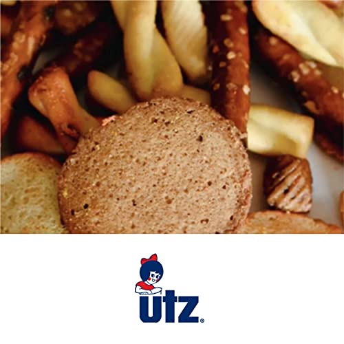 Utz Pub Mix, 42 Oz. Barrel, Savory Snack Mix with a Blend of Crunchy Flavors for a Tasty Party Snack, Resealable Container, Trans-Fat Free and Kosher Certified